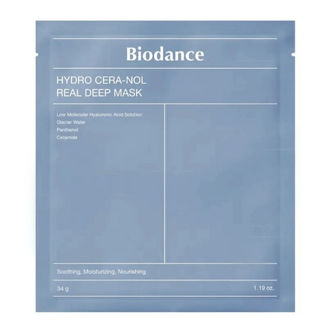 BIODANCE HYDRO CERA-NOL REAL DERP MASK Зволожувальна колагенова маска для обличчя з керамідами, 34г 0000002752 фото