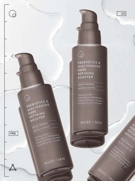 Allies Of Skin Prebiotics & Niacinamide Pore Refining Booster Серум з ніацинамідом та пробіотиками, 50мл 0000002360 фото