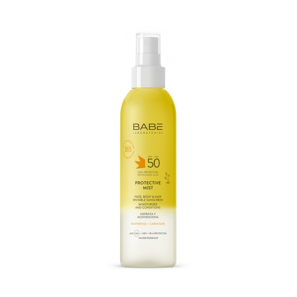BABE Laboratorios SUN PROTECTION Сонцезахисний невидимий спрей-міст для обличчя, тіла та волосся SPF 50, 150 мл 0000004106 фото