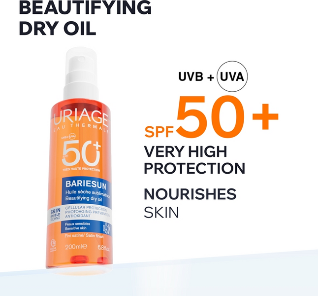 URIAGE Bariesun Dry Oil SPF-50+ Суха олія для засмаги, 200 мл 0000000175 фото