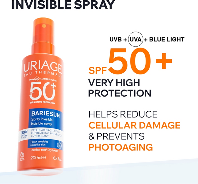 URIAGE Bariesun Invisible Spray Very High Protection SPF-50+ Сонцезахистний спрей, 200мл 0000000199 фото