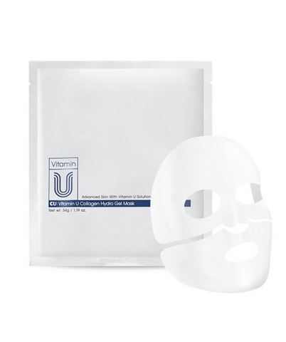 CUSKIN Vitamin U Collagen Hydro Gel Mask Гідрогелева маска подвійної дії для наповнення та сяйва шкіри, 1шт 0000003084 фото