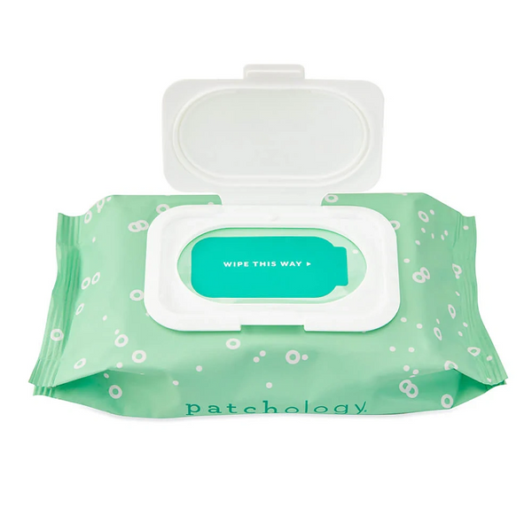 Patchology Очищаючі серветки для демакіяжу Clean AF Facial Cleansing Wipes (1 уп.,60 шт ) 0000001559 фото