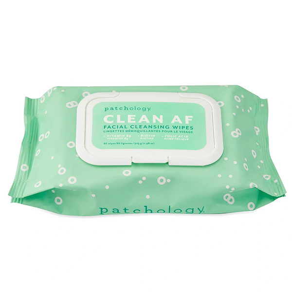 Patchology Очищаючі серветки для демакіяжу Clean AF Facial Cleansing Wipes (1 уп.,60 шт ) 0000001559 фото