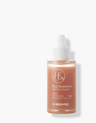 Medi Peel Hyal Kombucha Tea-Tox Ampoule Відновлювальна сироватка для обличчя з 70% комбучі та церамідами, 50мл 0000001941 фото