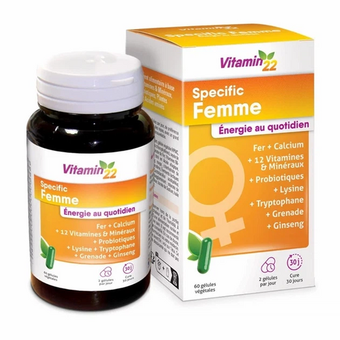 VITAMIN 22 Specific femme Спеціальний жіночий комплекс, 60капс 0000001684 фото