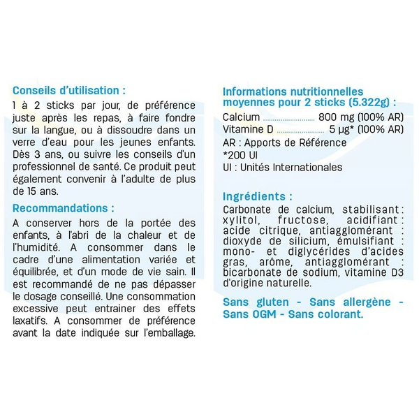 PEDIAKID CALCIUM C+ Стіки для розсмоктування КАЛЬЦІЙ С+ для зміцнення та зростання кісток та зубів, 14 стіків 0000001625 фото