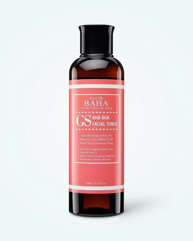Cos de Baha Toner Aha Bha Facial (GS) Відлущуючий тонер з 7% гліколевої кислоти та 0,5% саліцилової к-ти, 200мл 0000001460 фото