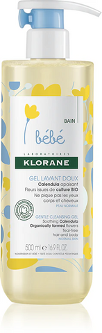 Klorane Дитячий ніжний очищуючий гель, 500мл 0000000707 фото