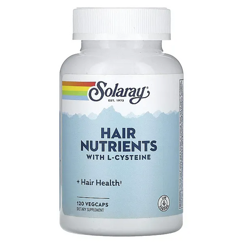 Solaray Hair Nutrients Комплекс для росту волосся, 120капс 0000002716 фото