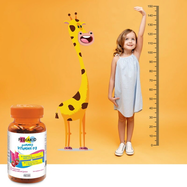 PEDIAKID GOMMES VITAMINE D3 Ведмежуйки ВІТАМІН D3 для зміцнення та зростання кісток та зубів, 60жел 0000001623 фото