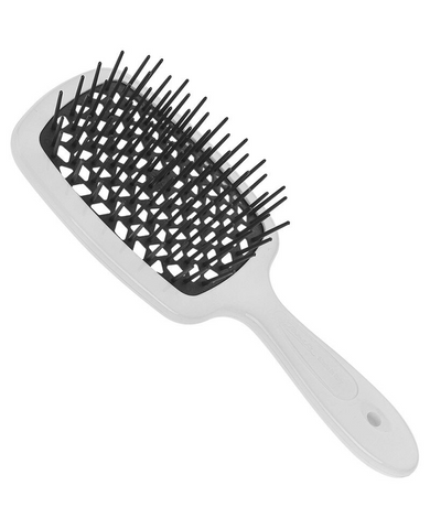 Janeke 1830 Superbrush Small The Original Italian Щітка для волосся міні біла з чорним 0000002404 фото