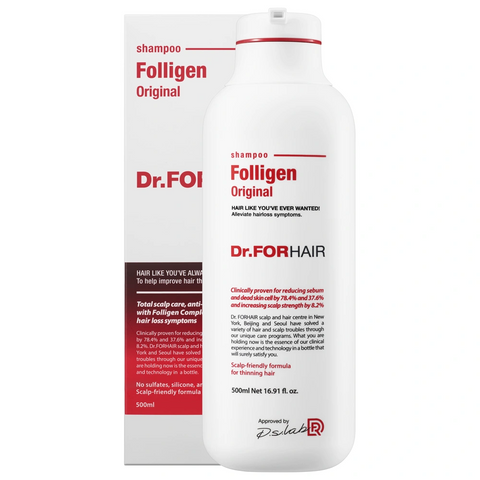 Dr.FORHAIR Folligen Shampoo Шампунь проти випадіння волосся, 500мл 0000001851 фото