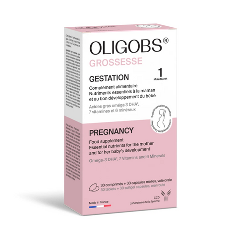 Oligobs Grossesse Вітаміни для вагітних, 30+30капс 0000000330 фото