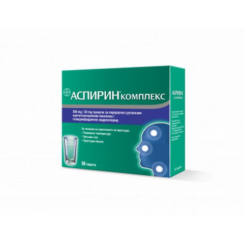 BAYER Aspirin complex Для полегшення симптомів застуди, 10саше 0000001835 фото