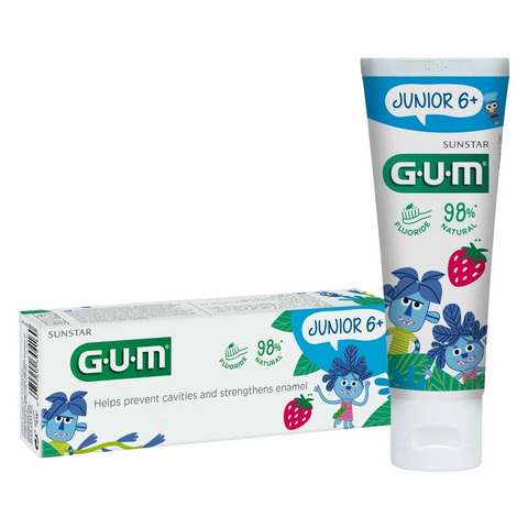 GUM Junior 6+ Strawberry Зубна паста-гель, 50мл 0000002849 фото
