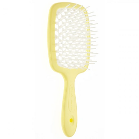 Janeke 1830 Superbrush The Original Italian Щітка для волосся жовта з білим 0000002065 фото