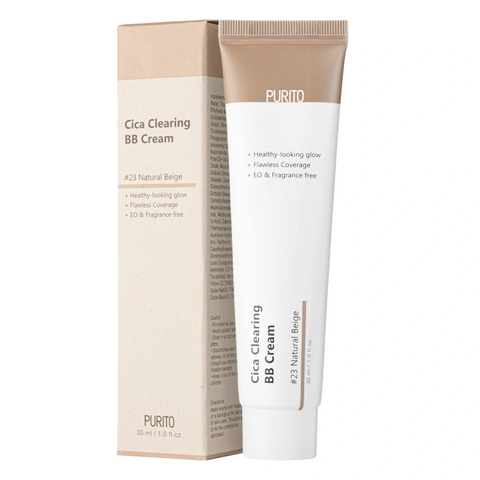 Purito Cica Clearing BB Cream (№23 Natural Beige) ВВ крем з екстрактом центелли, 30мл 0000002268 фото