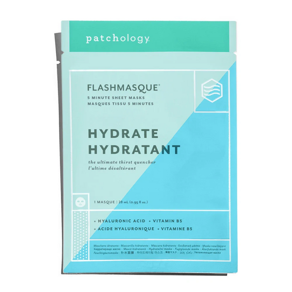 Patchology Зволожуюча маска FlashMasque&reg; Hydrate 5 Minute Sheet Mask (2 шт) 0000002329 фото